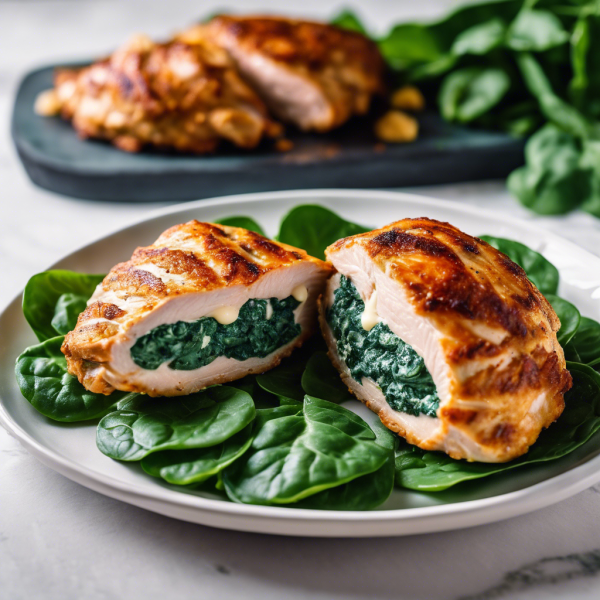 Creamy Spinach Stuffed Chicken Breast