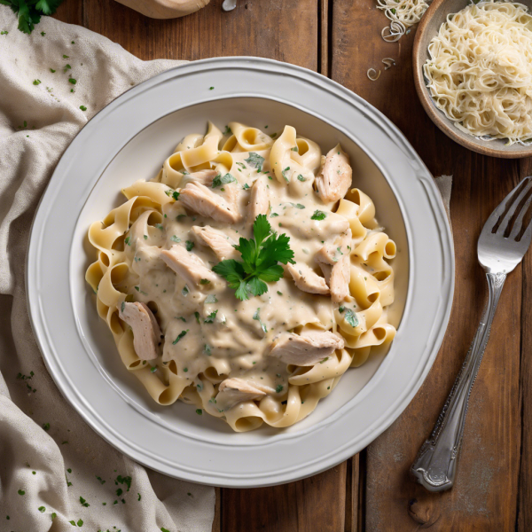 Creamy Chicken Alfredo Pasta