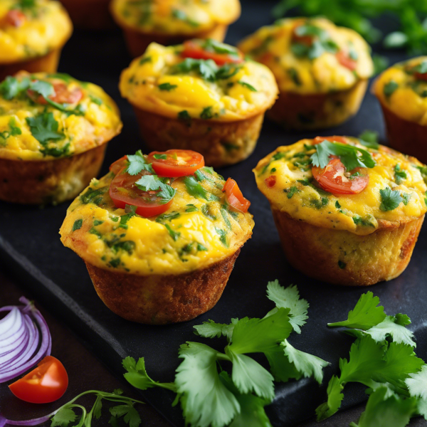 Indian Masala Egg Muffins