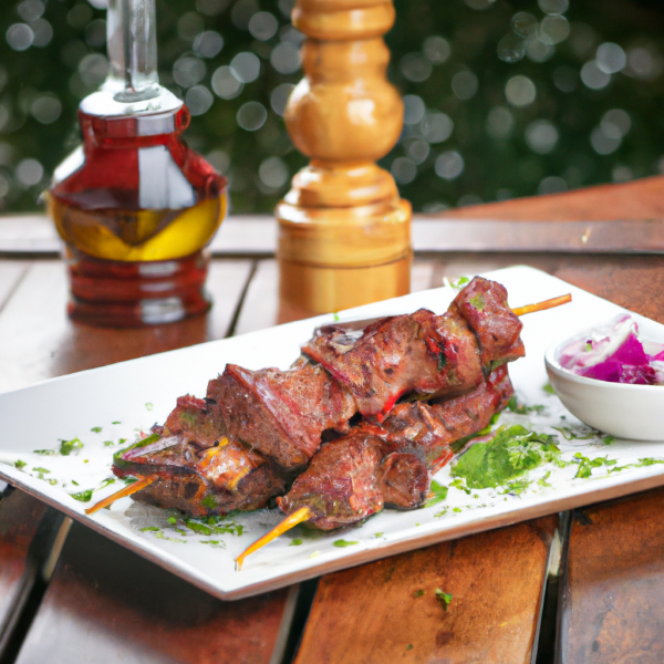 Greek Style Lamb Souvlaki