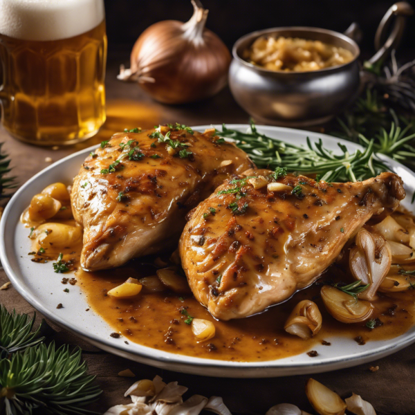 Beer-Braised Chicken