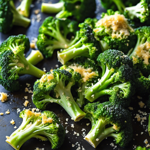 Garlic Roasted Broccoli with Parmesan