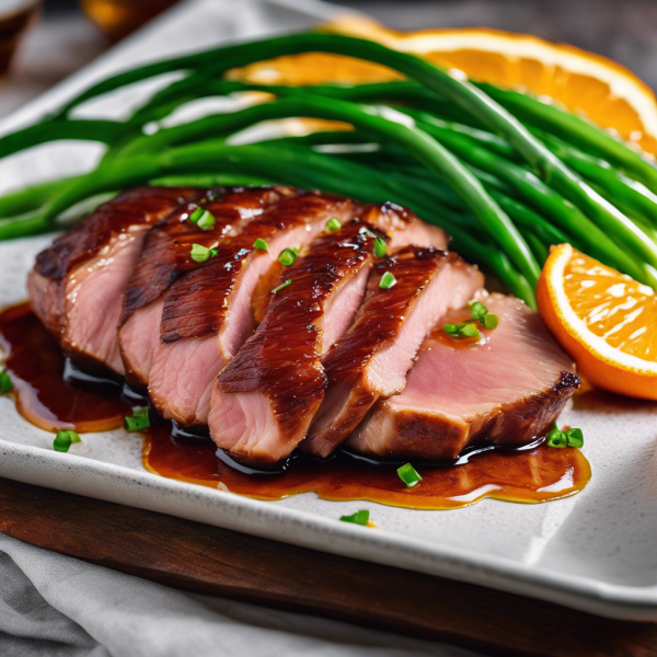 Crispy Duck Breast with Orange Glaze