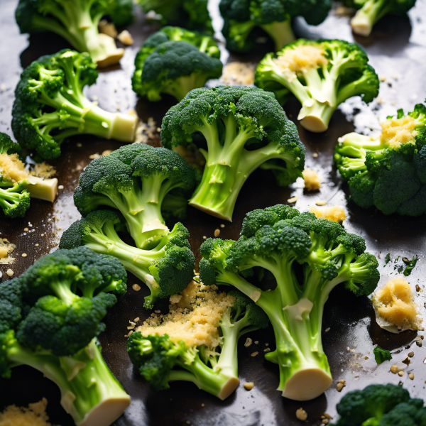 Garlic Roasted Broccoli with Parmesan