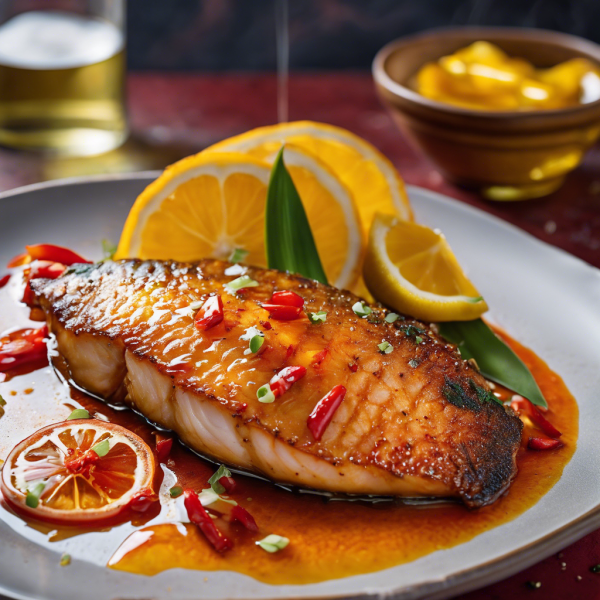 Honey-Glazed Tilapia with Lemongrass and Spices