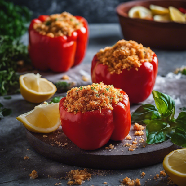 Crab-Stuffed Bell Peppers