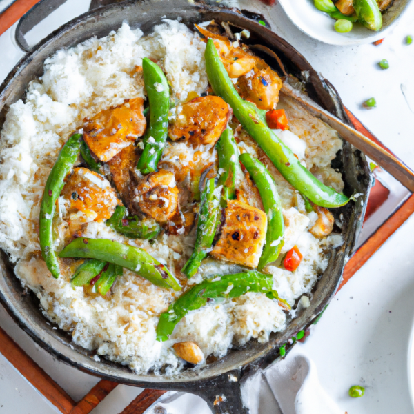 One-Pan Family-Style Teriyaki Rice and Vegetables