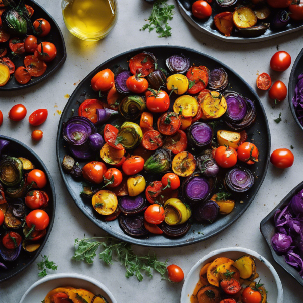 Mediterranean Roasted Vegetable Platter