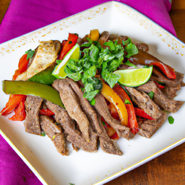 Healthy American Beef Fajita