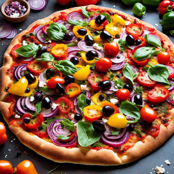 Mediterranean Veggie Pizza