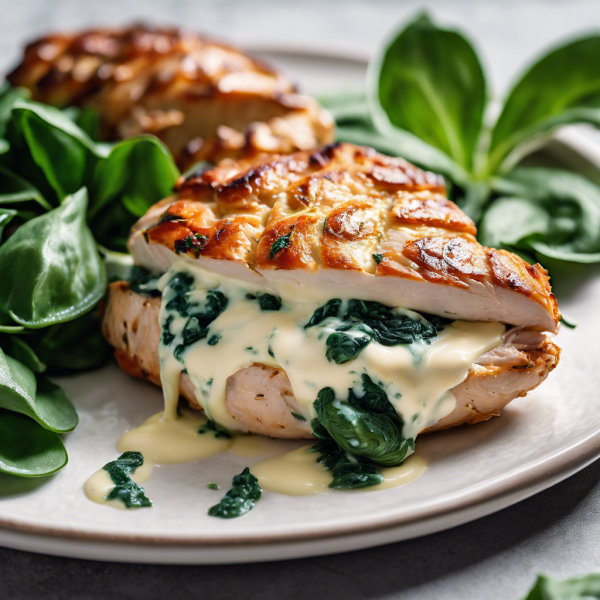 Creamy Spinach-Stuffed Chicken Breast