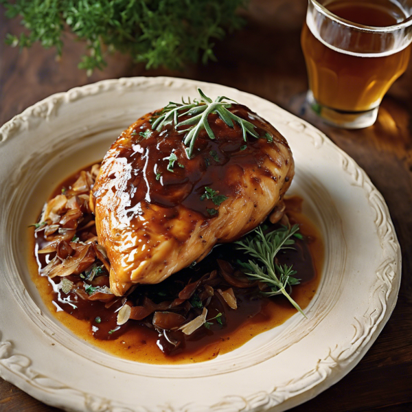 Beer-Braised Chicken