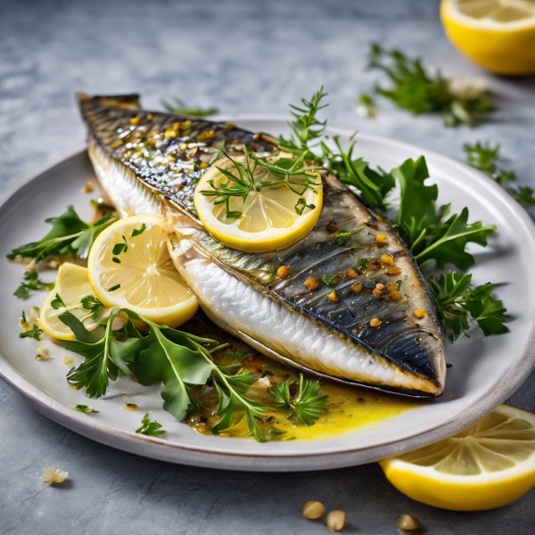 Lemon Herb Grilled Mackerel