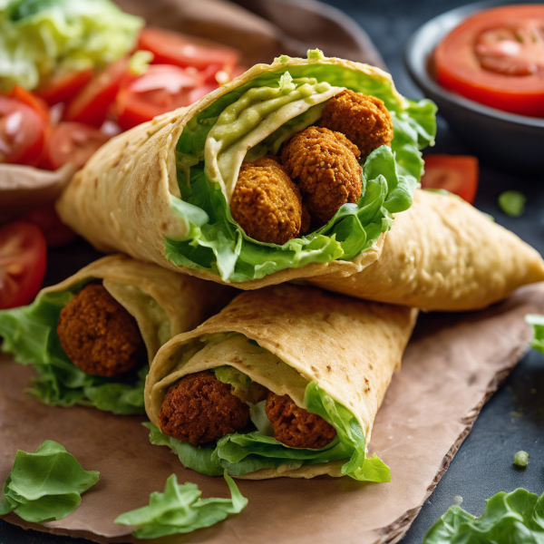 Fava Bean Stuffed Falafel Flautas