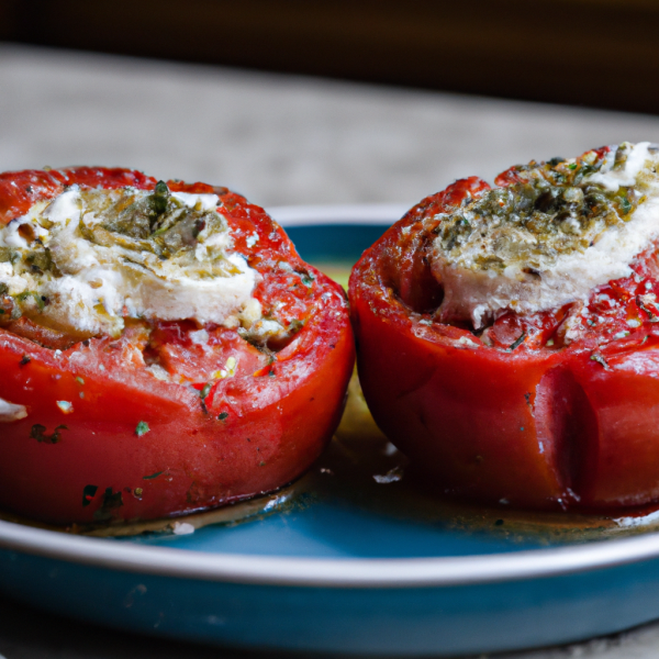 Greek Stuffed Tomatoes