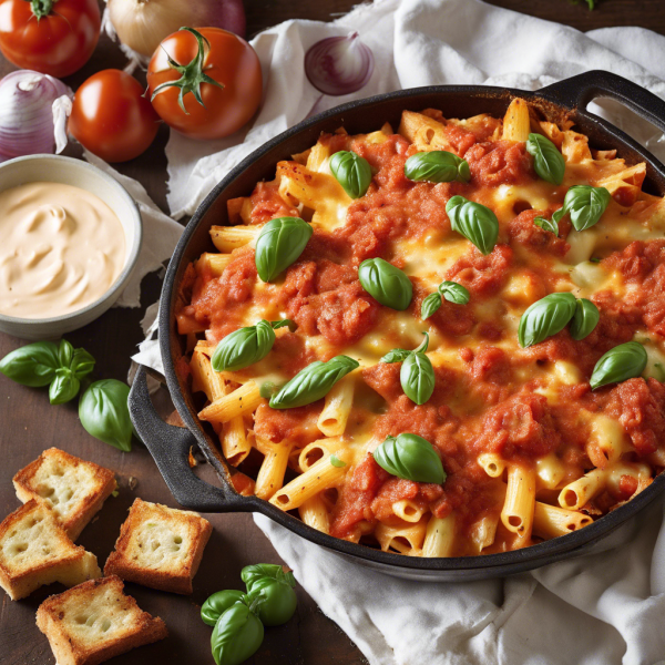 Savory Tomato Pasta Bake