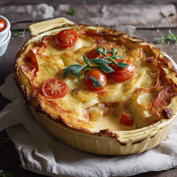 Vegetarian Potato and Tomato Gratin