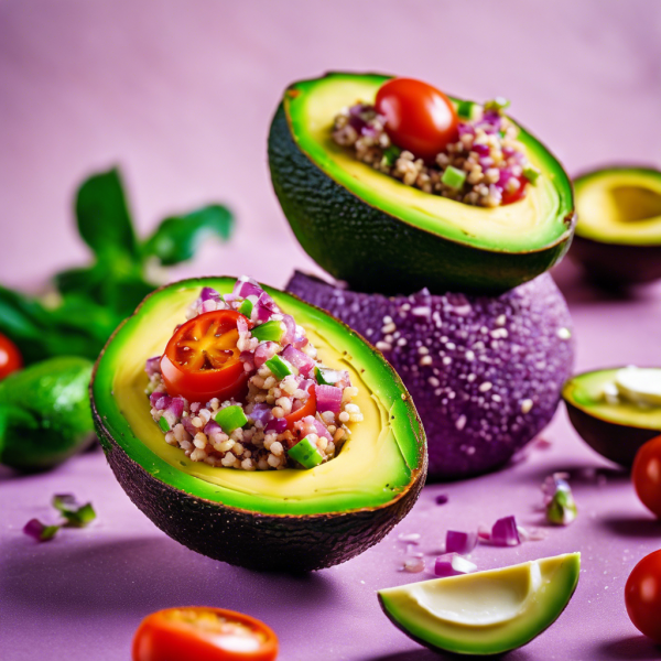 Avocado Stuffed with Quinoa Salad