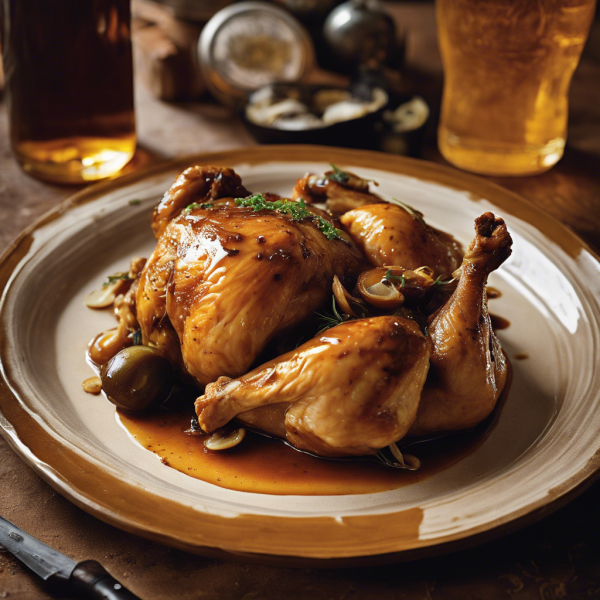 Beer-Braised Chicken