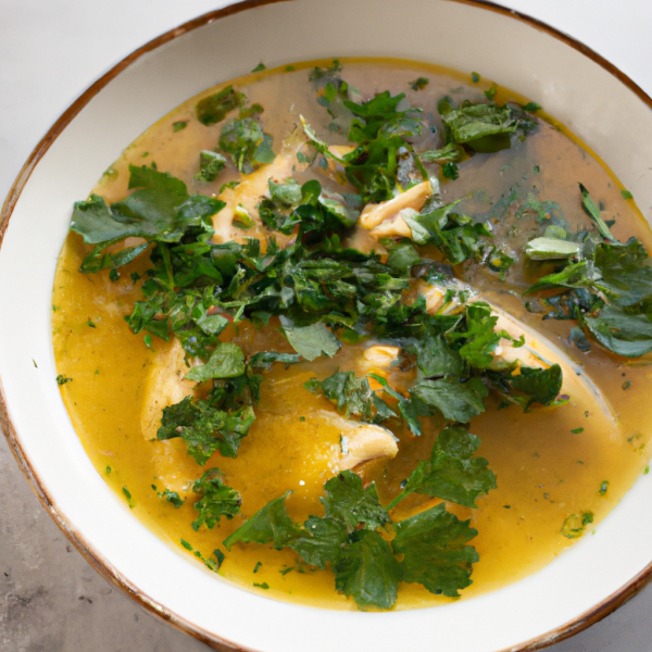 Arab Chicken Soup (Dairy-Free)