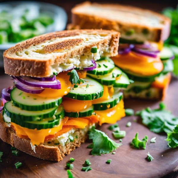 Vegetable Egg Sandwich Bites