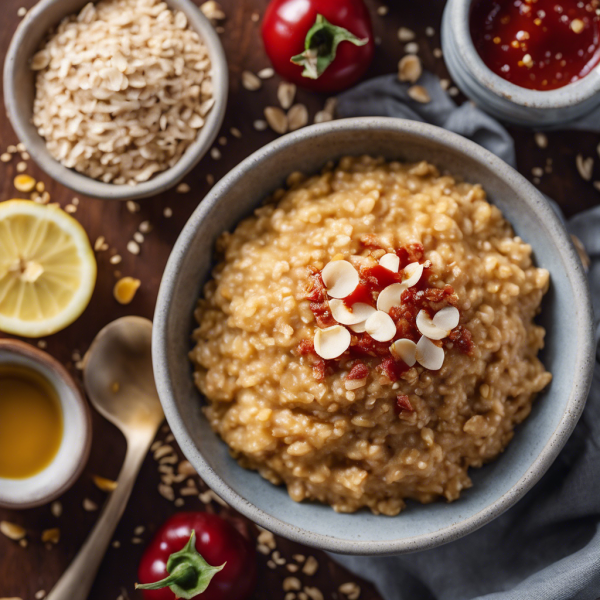 Spicy Garlic Ginger Oatmeal