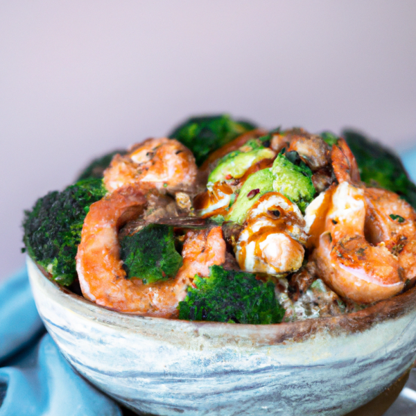 Moroccan Shrimp and Trout Breakfast Bowl