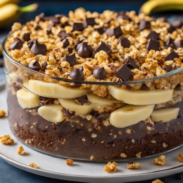 Brazilian Chocolate Banana Crumble