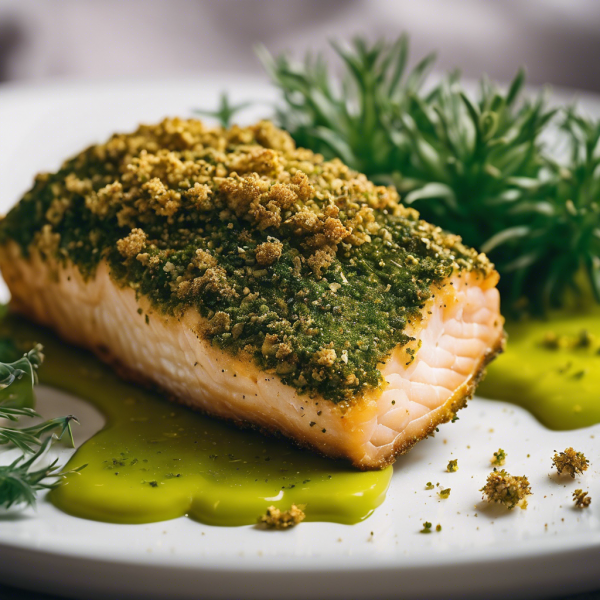 Herb-Crusted Baked Fish