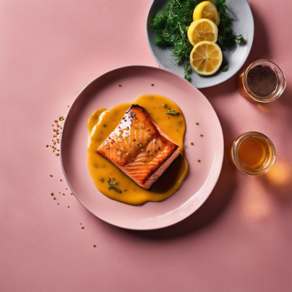 Honey Mustard Glazed Salmon