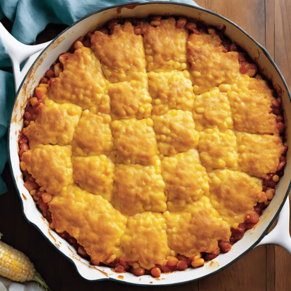 Cheesy Cornbread Casserole