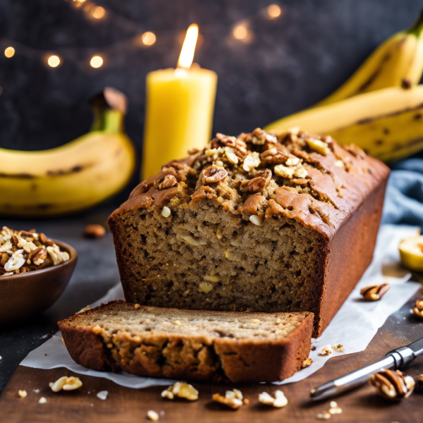 Vegan Birthday Banana Bread