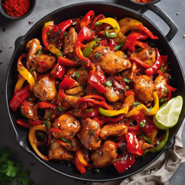 Spicy Pepper Chicken Stir Fry