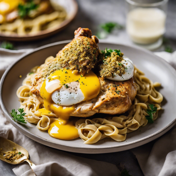 German Mustard Chicken Pasta