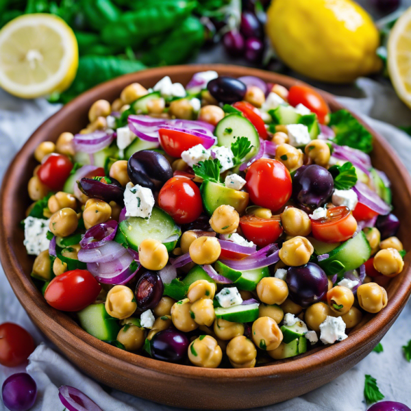 Mediterranean Chickpea Salad