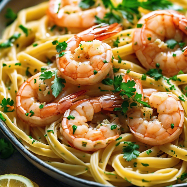 Garlic Butter Shrimp Pasta