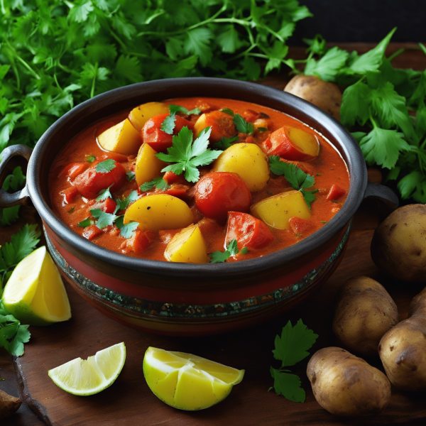 Spicy Tomato and Potato Curry