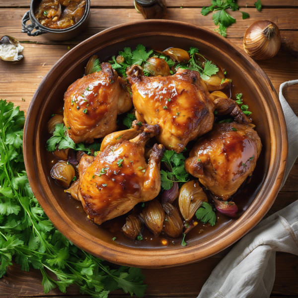 Beer-Braised Chicken Thighs