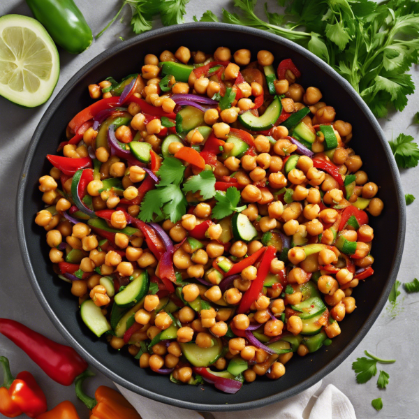 Spicy Chickpea Stir-Fry