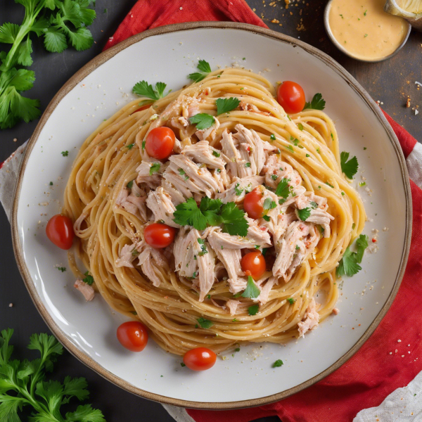 Spicy Tuna & Chicken Whole Grain Spaghetti