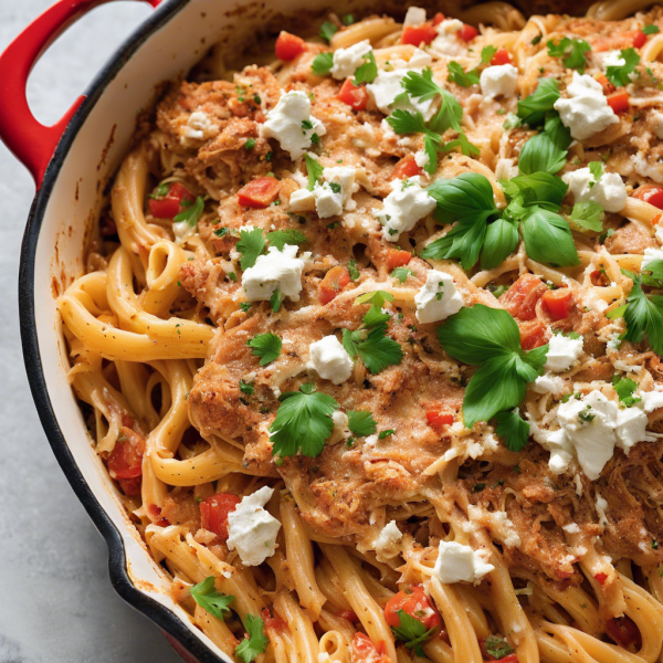 Spicy Tuna & Chicken Pasta Bake