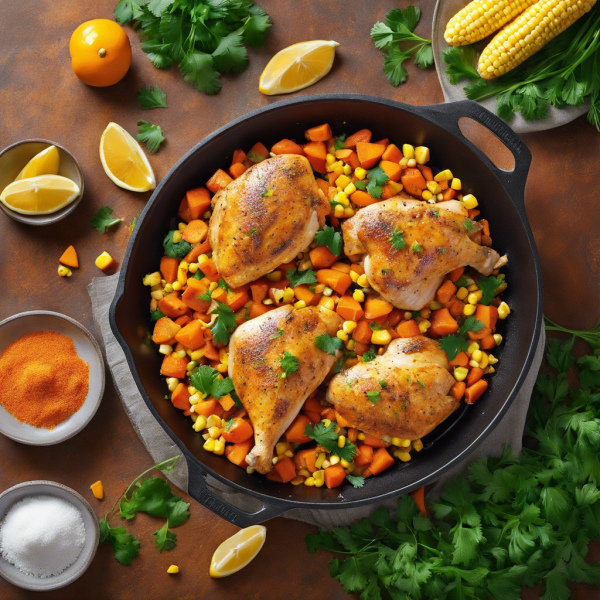 Savory Chicken and Corn Skillet