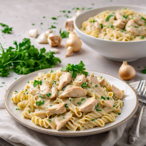 Creamy Garlic Chicken Pasta