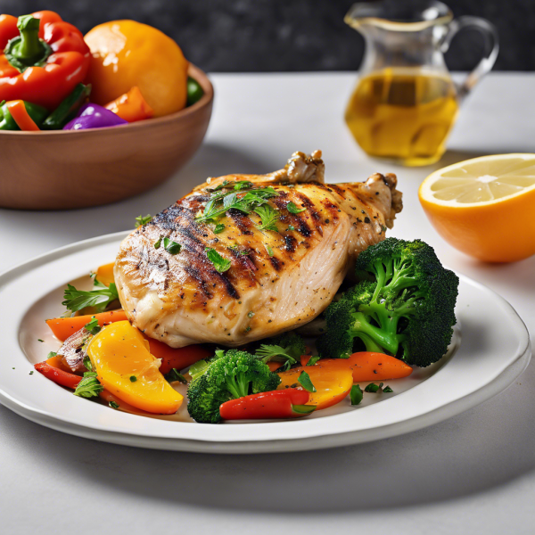 Herb-Grilled Chicken with Steamed Vegetables