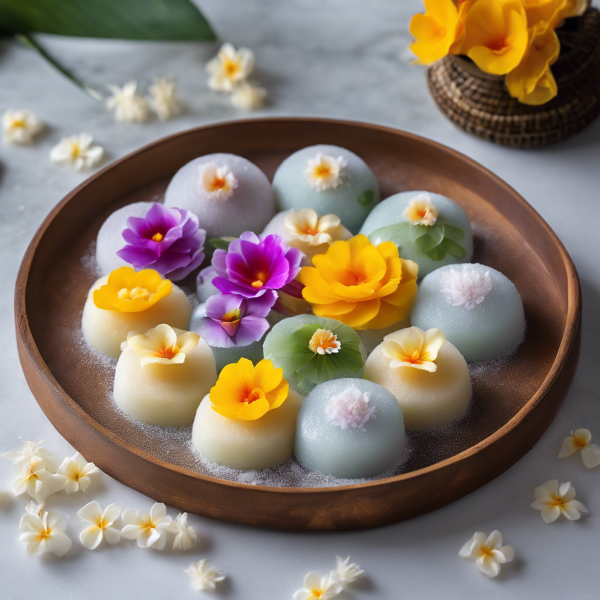 Mochi Delight: Thai-Style Sticky Rice Cake