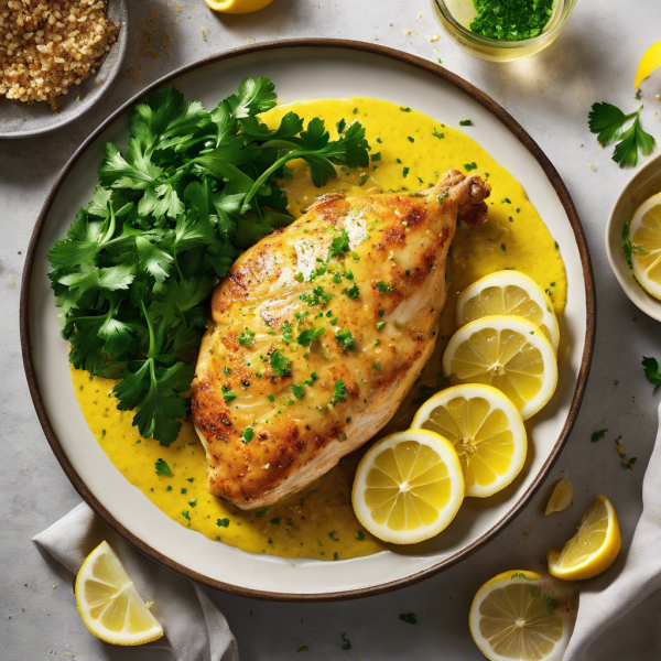 Garlic Lemon Chicken Skillet