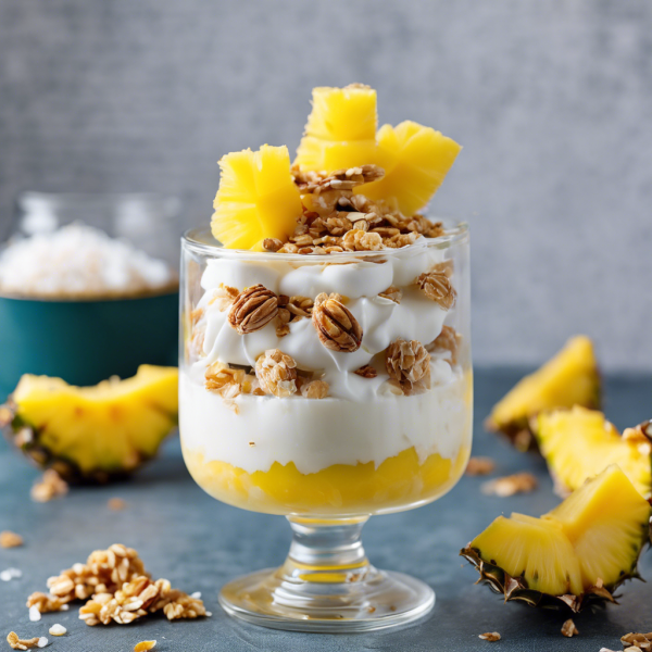 Pineapple Coconut Mini Parfait