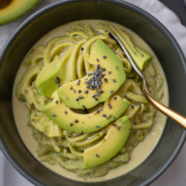 Creamy Avocado Hemp Pasta