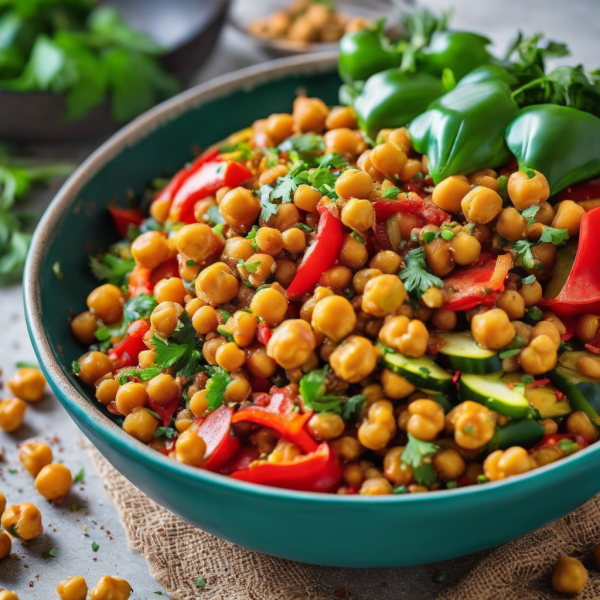 Spicy Chickpea Stir-Fry