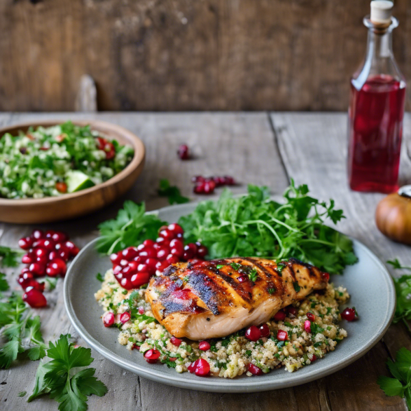 Herb-Infused Grilled Chicken with Quinoa Salad